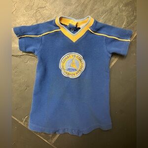 Boy’s 12 months Blue Romper